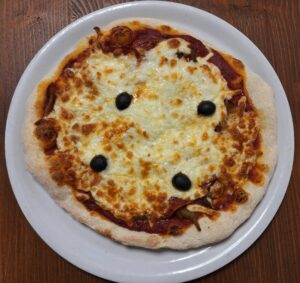 pizza chorizo maison chez votre bar lyonnais house of bears, bar à bières lyon 7